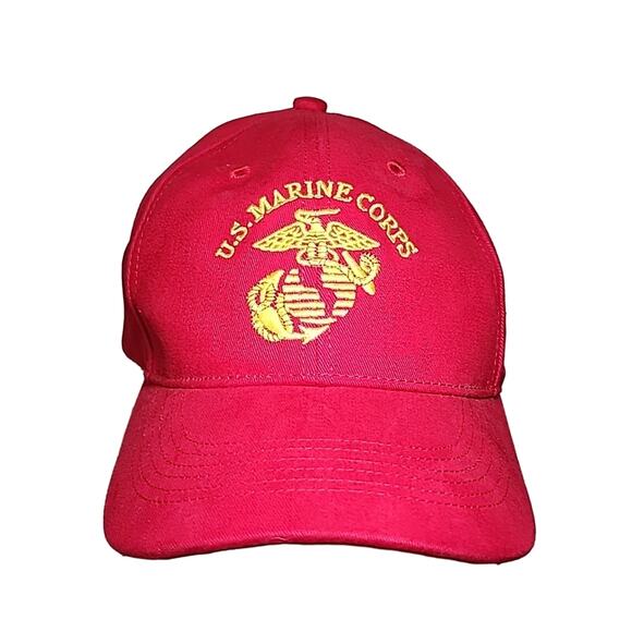 Rothco U.S. Marine Corps Adjustable Red Hat - Picture 1 of 6